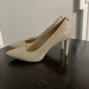 Michael kors gold heels. 3 inch heel.